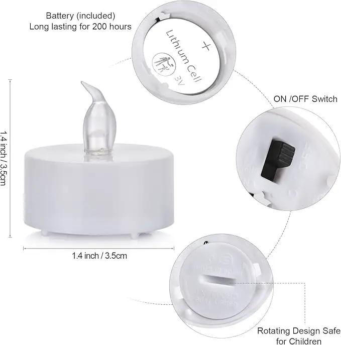 LED Tea Lights Flameless Candles- 150Pack Tealight Candle Realistic and Bright Flickering Long Lasting 200Hours for Holiday Celebration,Party, Home Decoration WarmWhite,Battery Operated by GreenHaven Gardens