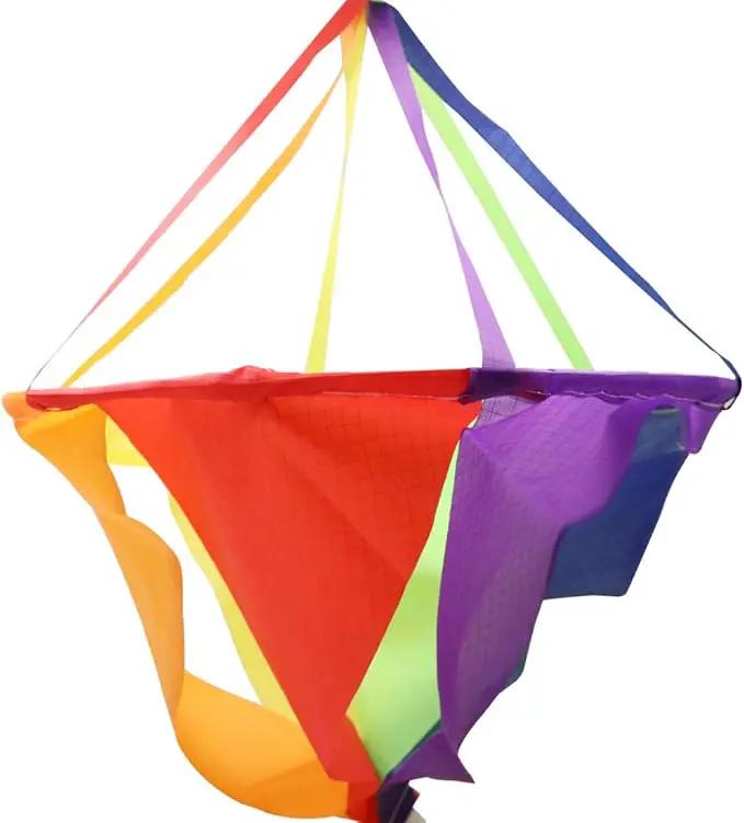 9KM DWLIFE 62" Fashion Windsocks Wind Twister Spinners Rainbow Kite Socks Flag Garden Yard Decoration by GreenHaven Gardens
