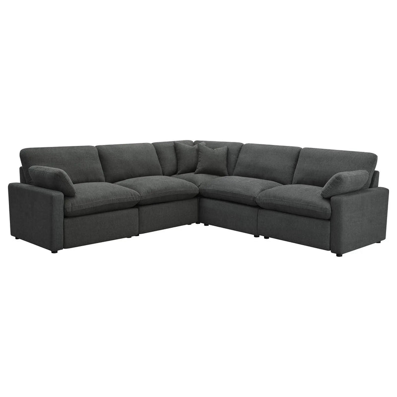 Hollander - Power Reclining Sectional by HouseOfZazla