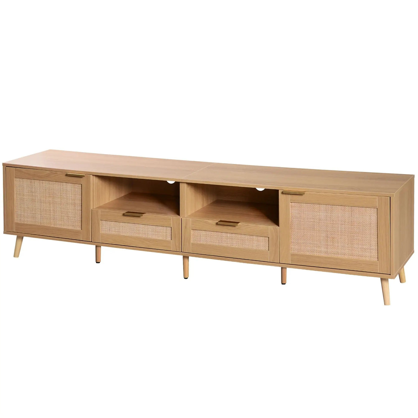TV Stand, Media Console With Cable Management by Unique Piece Furniture