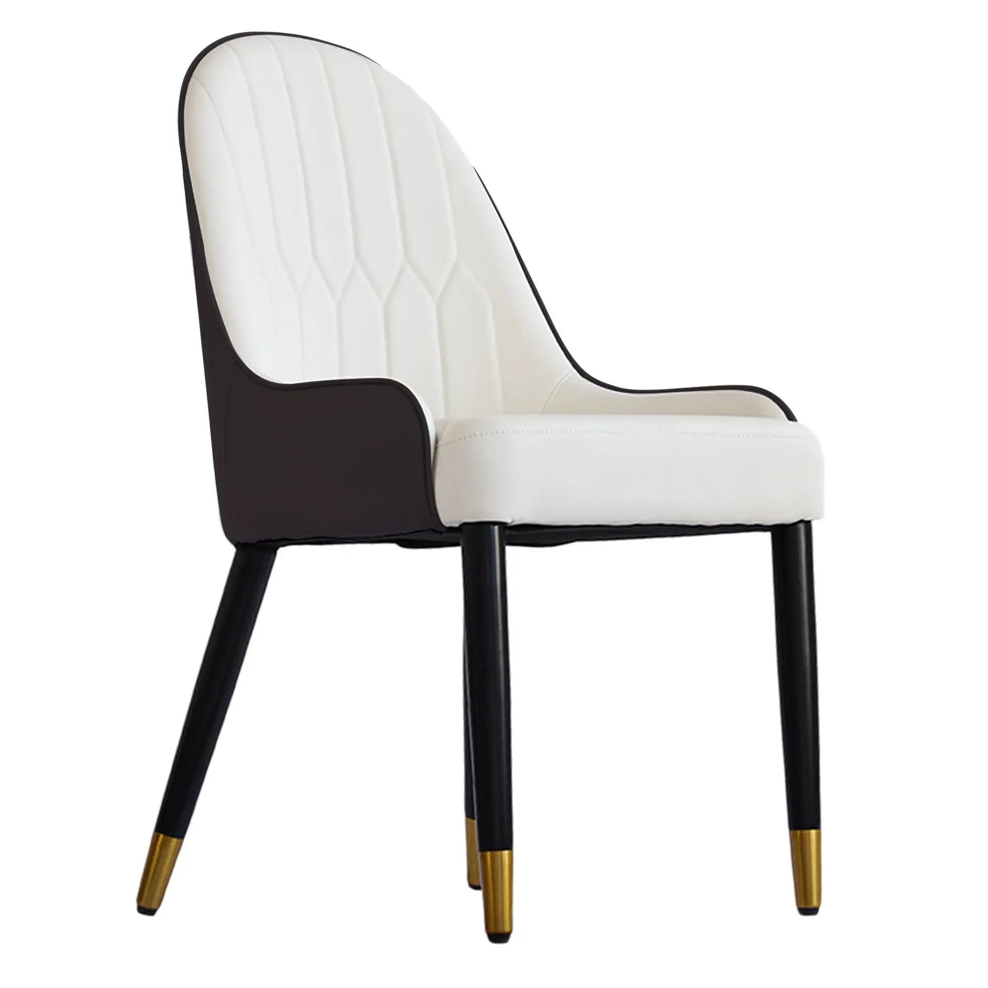 Modern Sponge-Filled Dining Chair, Solid Wood Metal Legs, Suitable For Restaurants, Living Rooms And Rooms (Set of 2) by HouseOfZazla