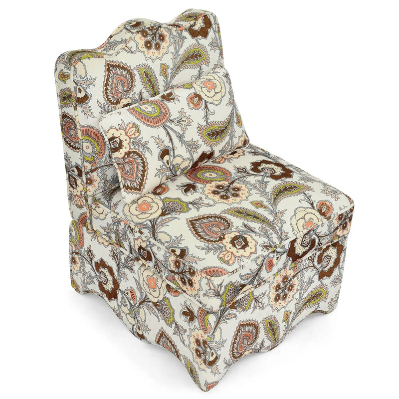 Stylish Flannel Dining Chair With Soft Cushion And Backrest by HouseOfZazla