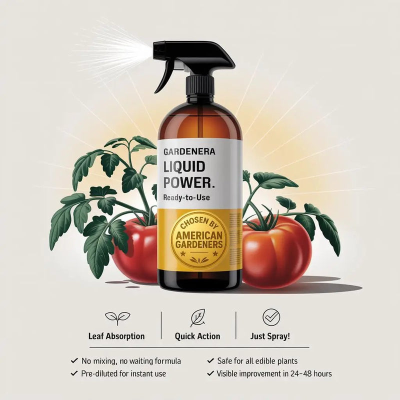 Liquid Power Tomato Fertilizer Spray – Ready-to-Use Liquid Plant Food Mist for Tomato – Premixed, Easy Application – Fast-Acting Formula for Growth, Roots & Yield – Indoor & Outdoor Use – 8 oz by GreenHaven Gardens