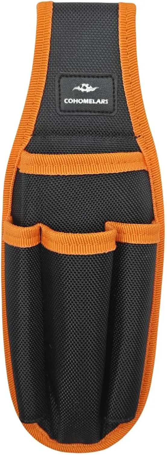 Small Tool Pouches with Belt Clip,Electrician Tool Bag,Tool Pouch for Belt,Tool Organizer Holster with 4 Pockets by GreenHaven Gardens