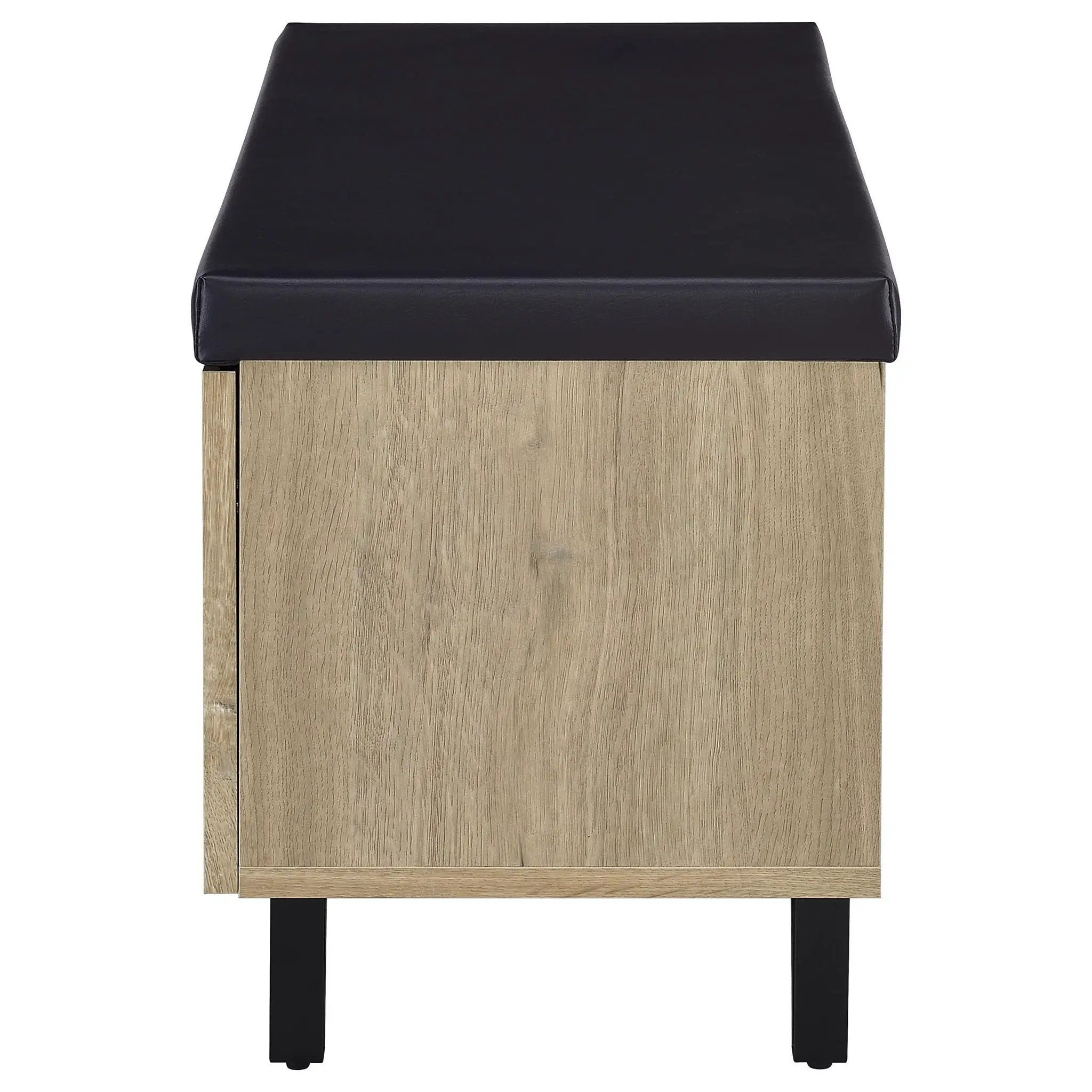 Clackamas - 2 Door Storage Bench With Padded Seat