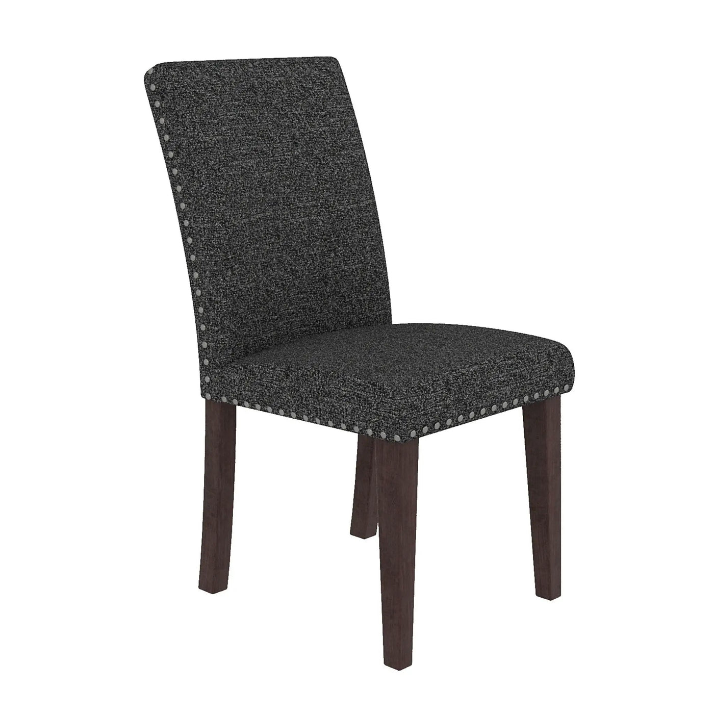 Upholstered Dining Chair With High Back Design (Set of 2) by HouseOfZazla