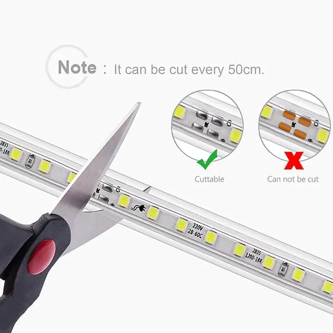 9.84FT LED Strip Lights Outdoor Waterproof, 6500K Super Bright LED Tape Lights,110 V White Rope Lights,360 LEDs Strip Lighting for Bedroom, Backyards, Garden by GreenHaven Gardens