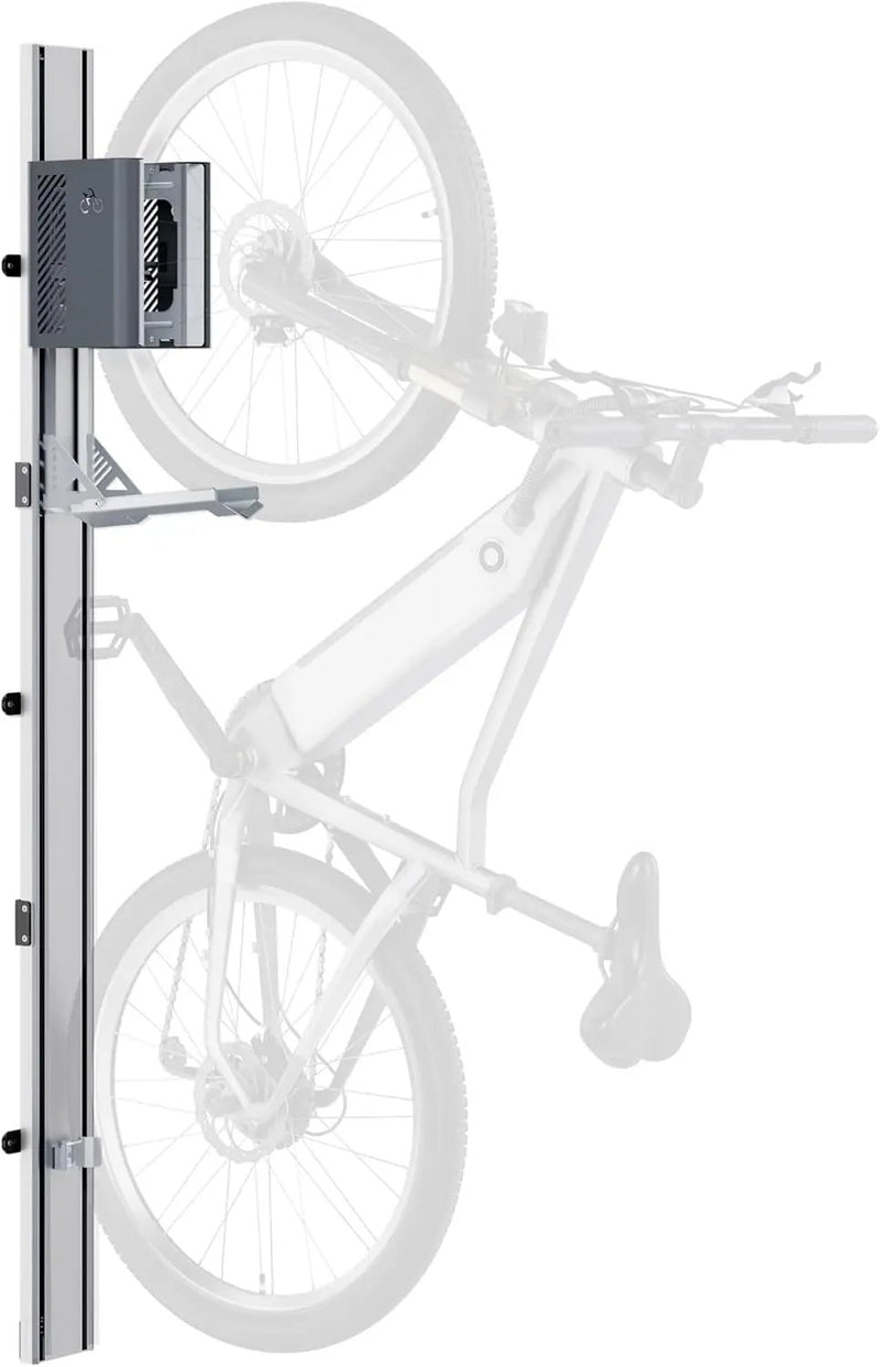 monTEK Automatic Lift EBike Rack – Fits 24-29" Tires, Heavy-Duty Vertical Wall Rack for Bicycles (Up to 71 lbs) - Effortless Lifting, Easy Install - Space-Saving Storage for Garage, Shed, SG by GreenHaven Gardens