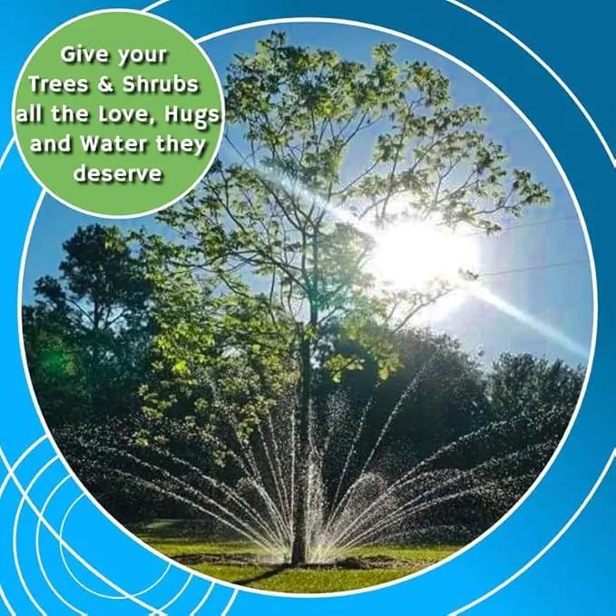 Tree Sprinkler with 360° Outward Direction | Water Sprinkler for Trees That Reaches The Nutrition Zone for Tree Root Watering (11") by GreenHaven Gardens