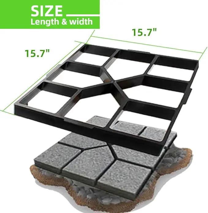Walk Maker Reusable Concrete Molds Paving Lawn Patio Yard DIY Walkway Pavement (Cross Square)… by GreenHaven Gardens