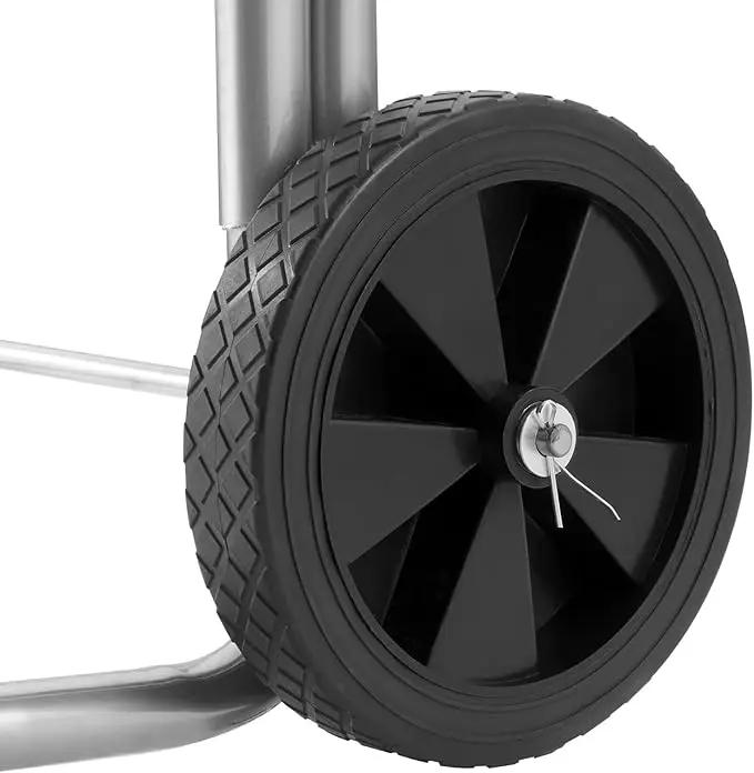 VEVOR Hose Reel Cart, Hold Up to 200 ft of 5/8 in Hose (Hose Not Included), Garden Water Hose Carts Mobile Tools with Wheels, Heavy Duty Powder-Coated Steel Outdoor Planting for Garden, Yard, Lawn by GreenHaven Gardens
