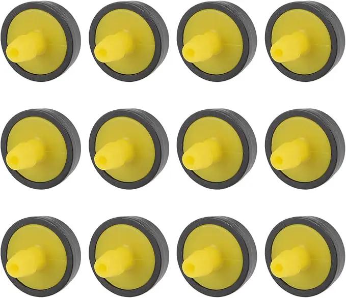 METALLIXITY Pressure Compensating Dripper, (5 Gallon Per Hour) 20Pcs, Plastic Irrigation Drip Emitters - for Watering Garden Lawn Plants, Yellow by GreenHaven Gardens