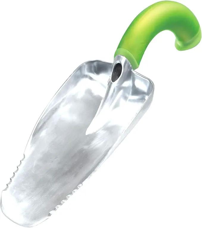 Radius Garden 106 Ergonomic Aluminum Hand Scooper, Original Green by GreenHaven Gardens