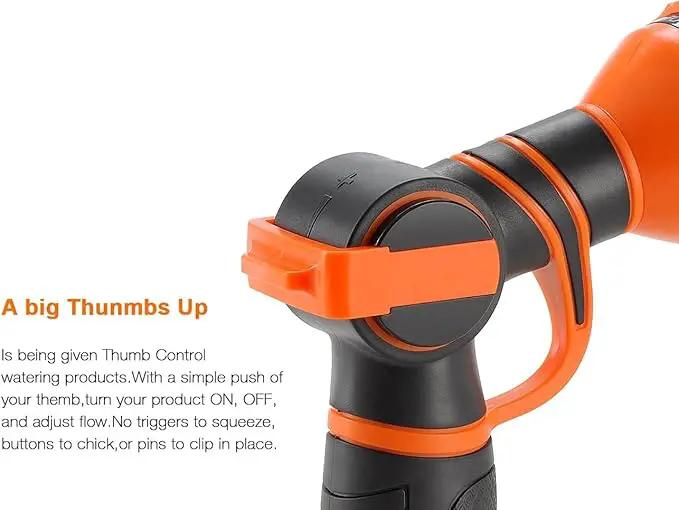 Giraffe Tools Garden Hose Nozzle 9 Adjustable Spray Modes Water Gun for Garden Hose Reel, Car Washing, Watering, Dog Washing PRO Model by GreenHaven Gardens