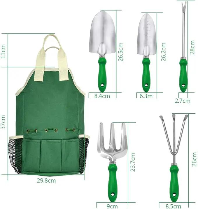 11-Piece Gardening Tool Set, Garden Tool Kit with Tote Bag, Adjustable Apron, and Gardening Accessories, Perfect Gardening Gifts for Women and Men by GreenHaven Gardens