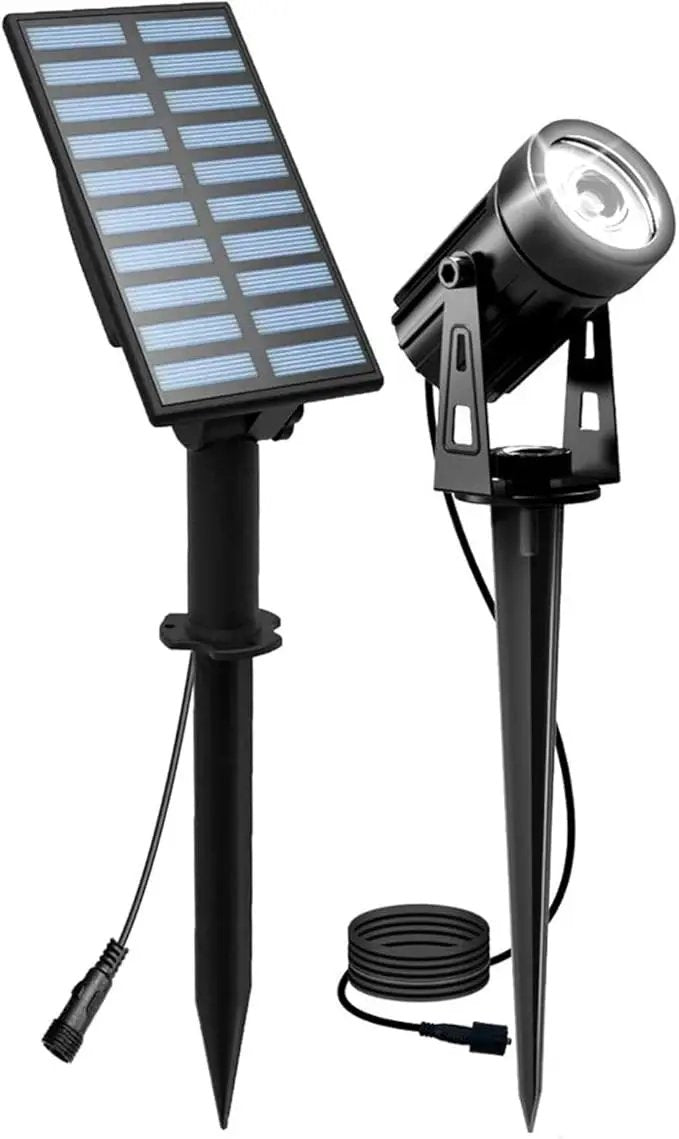 T-SUN Solar Spotlights, Outdoor LED Solar Lights, Waterproof Auto ON/Off Solar Wall Lights for Garden,Driveway, Pathway, Pool Area(White) by GreenHaven Gardens