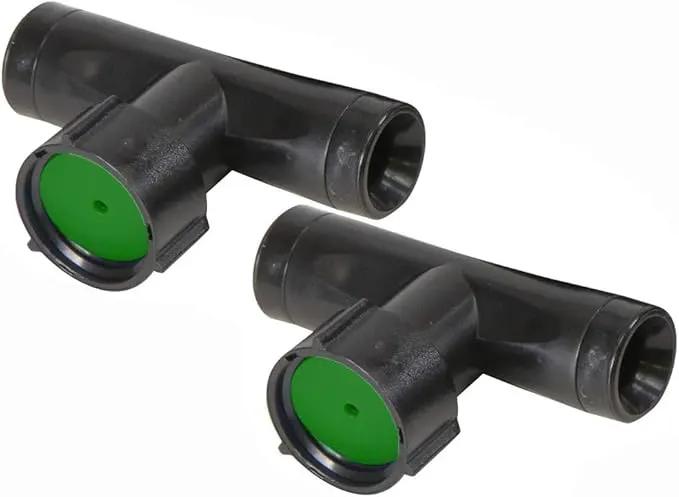 Cuckoo Irrigation System Hose Quick Connector 3/8" Diameter Feeder Quick Connectors Hose Fittings Garden Hose Adapter Black (Feeder) by GreenHaven Gardens