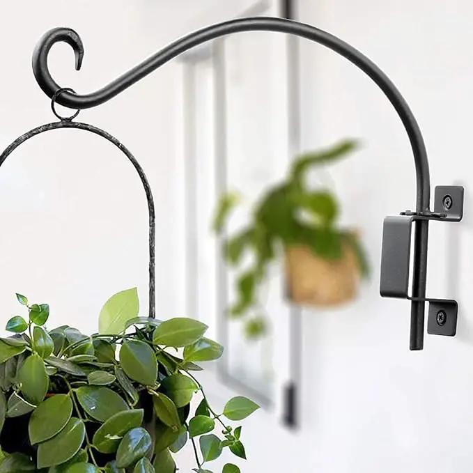 Qiang Ni Swivel Plant Hanger Bracket: Bird Feeder Hanger for Outdoor Wall Mount (12 - A, 12 Inch) by GreenHaven Gardens