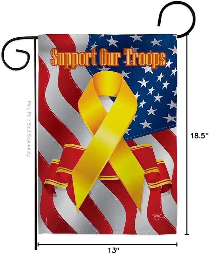 Marine Corps Burlap Garden Flag - Pack Armed Forces USMC Semper Fi United State American Military Veteran Retire Official Support Our Troops - House Banner Small Yard Gift Double-Sided 13 X 18.5 by GreenHaven Gardens