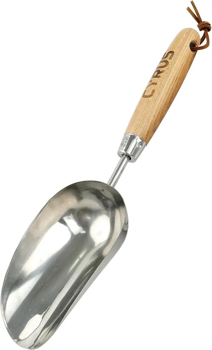 CYRUS Garden Trowel, 13" Stainless Steel Garden Shovel, Compact Garden Spade for Garden Plant Transplanting, Digging and Weeding by GreenHaven Gardens