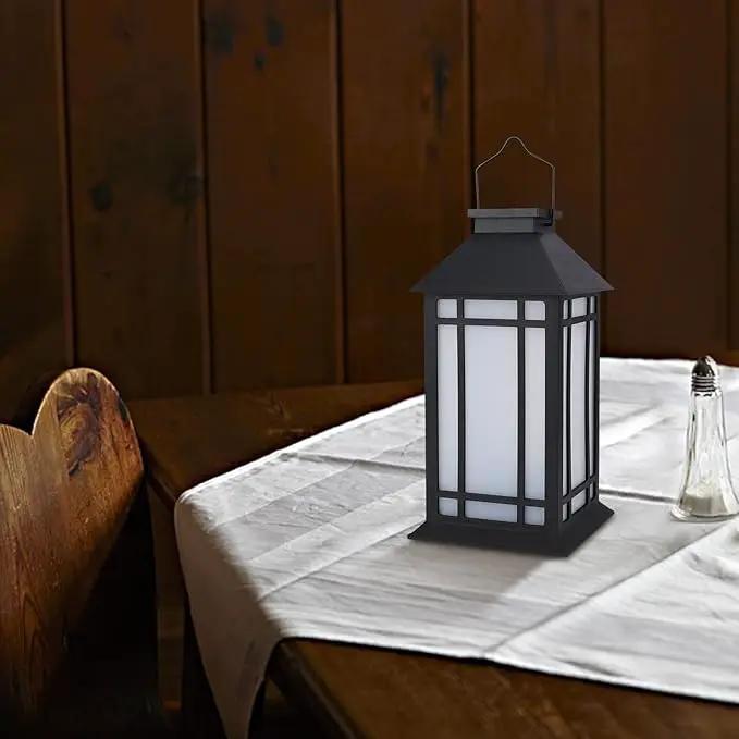 13-Inch IP65 Waterproof Battery-Powered Outdoor Lantern with Led Flameless Candle and 6-Hour Timer - Decorative Lantern for Patio & Garden(2 Pack) by GreenHaven Gardens