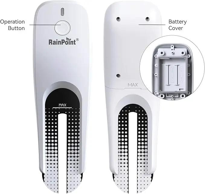 RainPoint 3-in-1 Smart Wireless Soil Moisture Meter for Plants Indoor/Outdoor Without Hub, WiFi APP Temperature Sunlight Sensor for Gardening Lawn Houseplants Monitor Hygrometer by GreenHaven Gardens