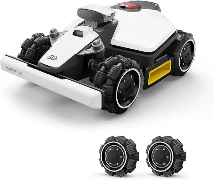 LUBA mini AWD 1500 Robot Lawn Mower with 4G for 0.37 Acre, All-Wheel-Drive for 80% Slope, No Perimeter Wire, UltraSense AI Vision+RTK Auto-Mapping, Cutting Height 0.8"-2.6" by GreenHaven Gardens
