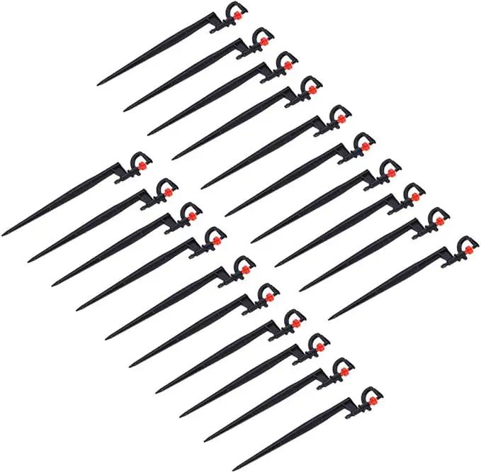 Irrigation Sprinkler, 20Pcs G-Type 360 Degree Sprinkler Nozzle Plants Watering Spray Nozzle Lawn Watering Dripper System by GreenHaven Gardens