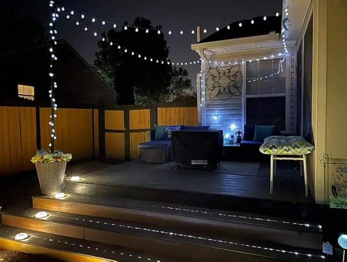 Brightown 2-Pack 120 LED 72 FT Solar String Lights Outdoor, Crystal Globe Lights with 8 Lighting Modes, Waterproof Solar Powered Patio Lights for Garden Yard Porch Wedding Party Decor (Pure White) by GreenHaven Gardens