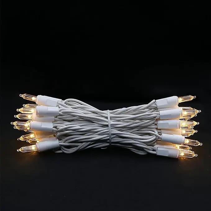 MULTI-SPARKING White Christmas LED Lights - 35 Count Warm White Christmas String Lights for Small Tree, Crafts, Holiday, Indoor/Outdoor Decorations, 11 Feet White Wire, UL Certified, Connectable by GreenHaven Gardens
