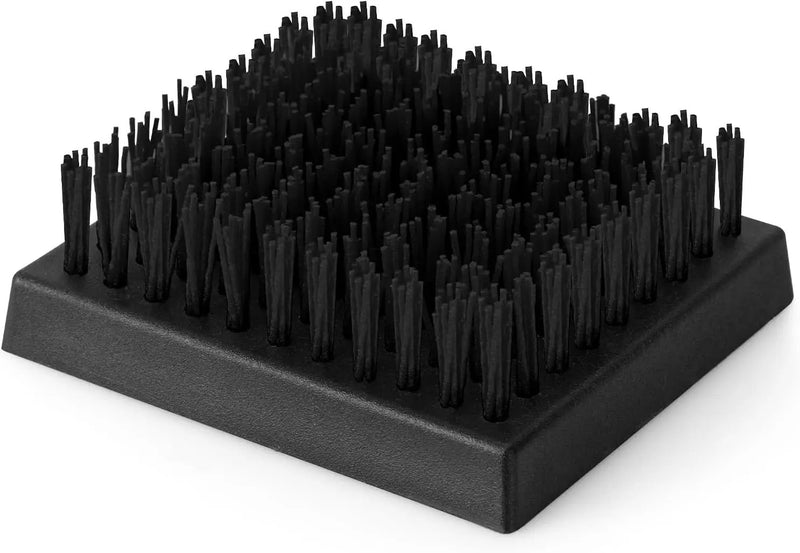 BBQ Replaceable Scraper Cleaning Head,Safe Nylon Bristles Barbecue Triple Scrubbers Cleaning Brush for Cast Iron Grates/ ((Only Black-Replacement Head No Grill Brush) by GreenHaven Gardens