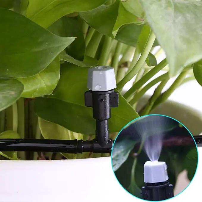 Drip Watering Kit Automatic Cooling System Hose Sprinkler Nozzle Garden Backyard Patio Micro Irrigation Set (10M) by GreenHaven Gardens