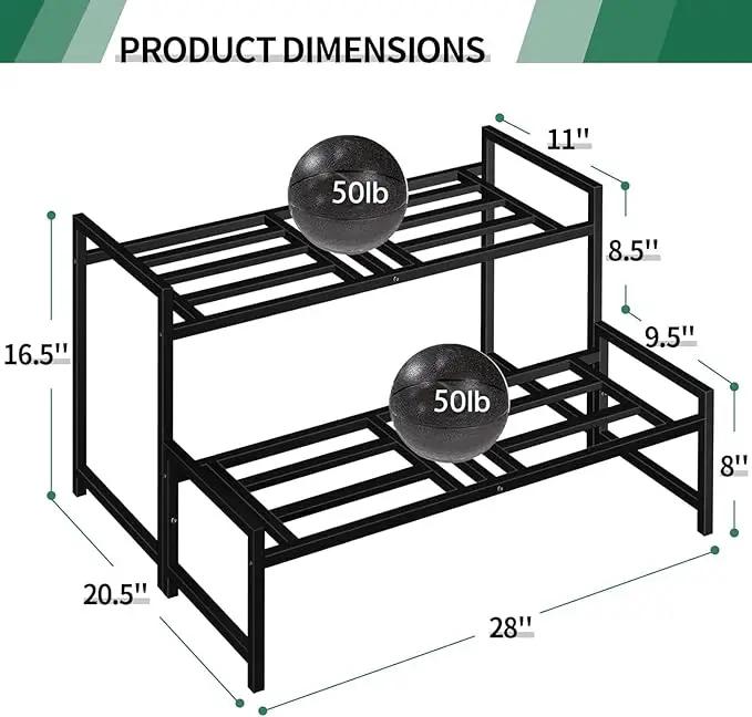 Plant Stand Indoor Outdoor, 2-Tier Wrought Iron Plant Stands, Stackable Metal Plant Shelf Decorative Outdoor Flower Stand Heavy Duty Pedestal Stands for Garden Deck Living Room, Black by GreenHaven Gardens