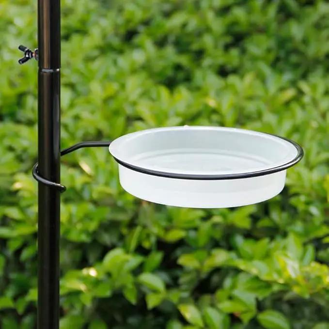 yosager Premium Bird Feeding Station Kit, 75" x 21" Bird Feeder Pole, A Multi Feeder Hanging Kit with Metal Suet and Bath for Attracting Wild Birds, Birdfeeder and Planter Hanger by GreenHaven Gardens