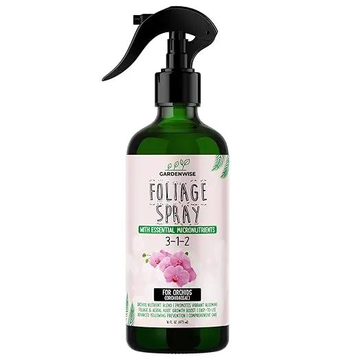Premium Orchid Plant Food Mist – Orchid Fertilizer Spray – Orchid Food Fertilizer for Blooming – Orchid Plant Care Formula 3-1-2 – Ready-to-Use (8 OZ) by GreenHaven Gardens