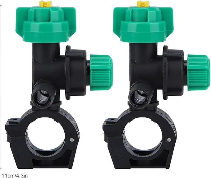 Misting Nozzles, External Thread Agricultural Sprayer Fan Shaped Spraying Nozzle, Hose Drip Irrigation Sprayer Nozzle for Agriculture, 2 Pcs by GreenHaven Gardens