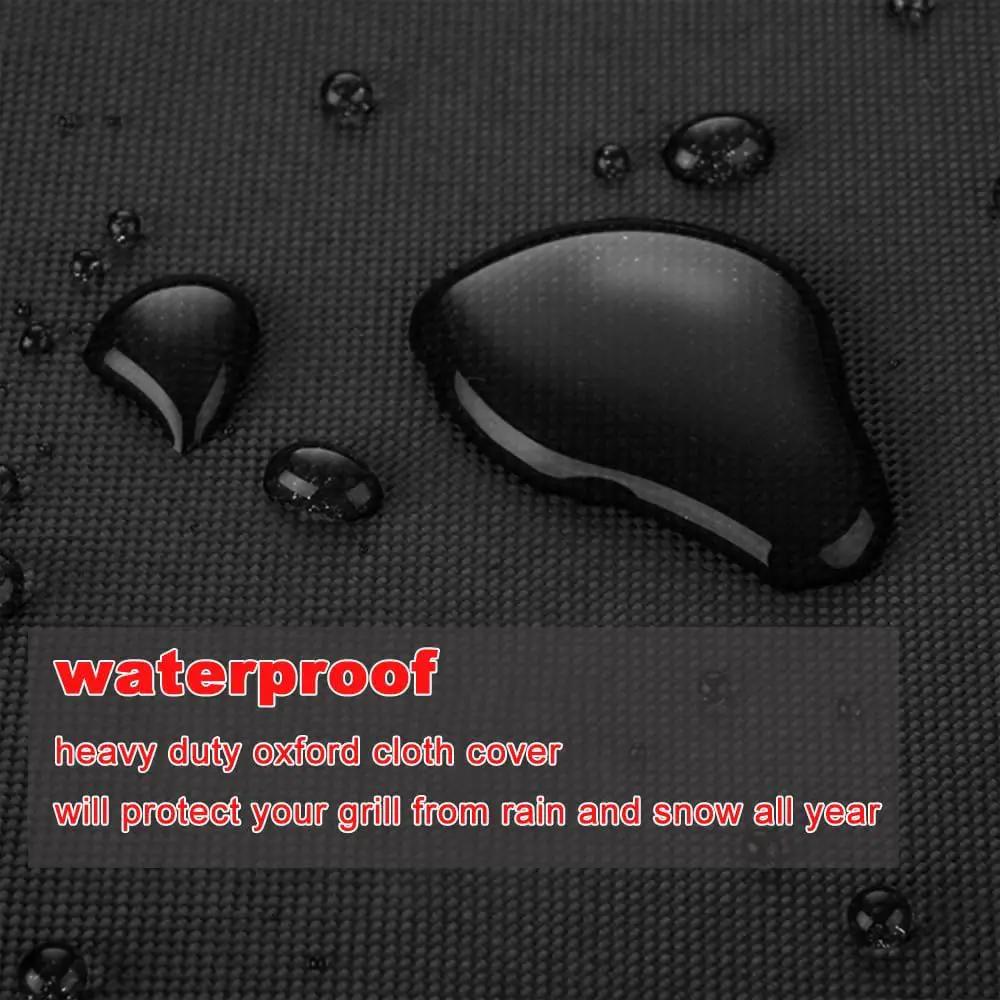 Grill Cover, 75-Inch Heavy Duty Waterproof UV Resistant BBQ Grill Cover for Outdoor Grill, Fit for Nexgrill Brinkmann Weber Char-Broil and More by GreenHaven Gardens