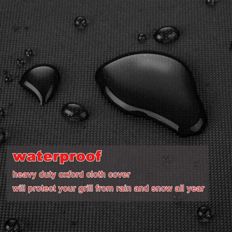 Grill Cover, 75-Inch Heavy Duty Waterproof UV Resistant BBQ Grill Cover for Outdoor Grill, Fit for Nexgrill Brinkmann Weber Char-Broil and More by GreenHaven Gardens