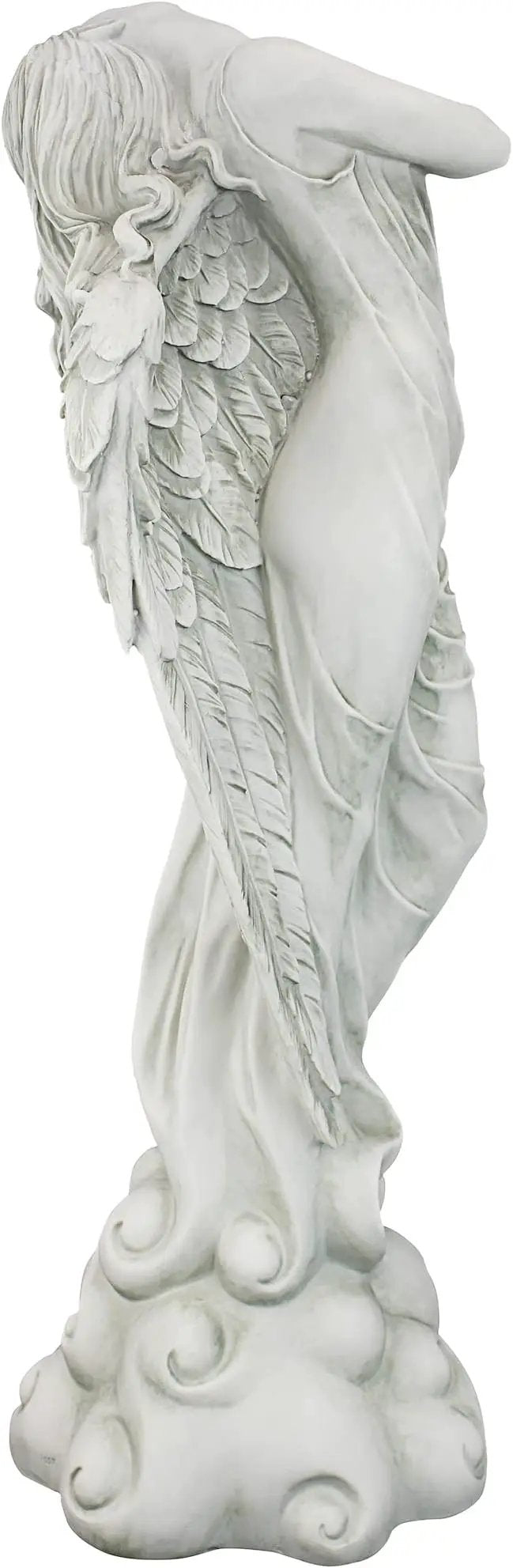 Design Toscano Ascending Angel Garden Statue, Medium, Antique Stone by GreenHaven Gardens