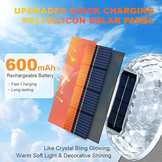 Atmosphere Solar Lights IPX4 Waterproof Wall Lights for Backyard, Railing, Step, Patio, Deck, Stair Railings (8 Pack) by GreenHaven Gardens