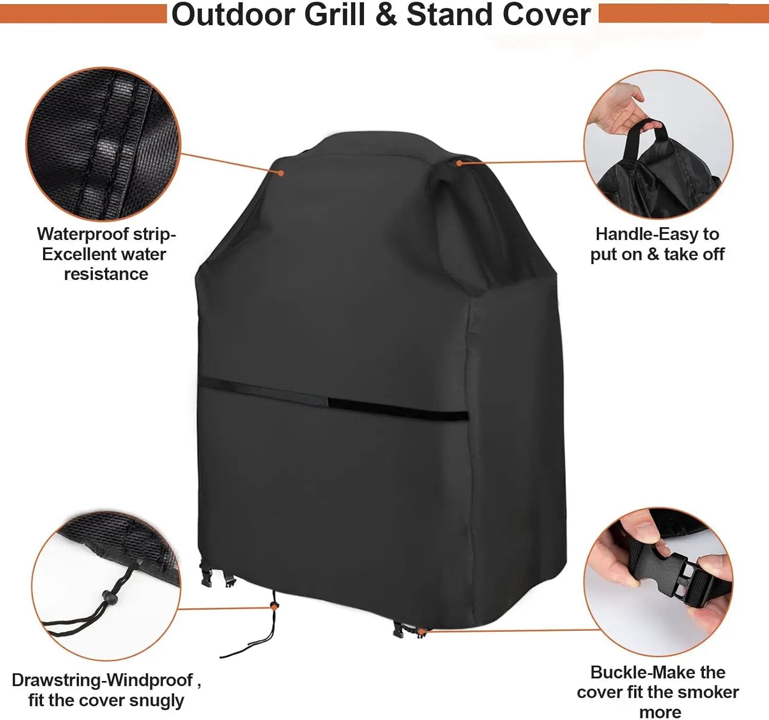 Grills Cover for Master Cook Propane Gas Grill, Waterproof Outdoor Barbecue Grill Covers - 20" D x 40" W x 40" H by GreenHaven Gardens