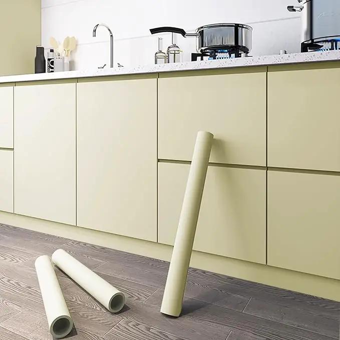 Dimoon 118''x15.7'' Beige Skin Peel and Stick Wallpaper Contact Paper Modern Self Adhesive Wall Paper Removable Renter Friendly Textured Solid Shelf Cabinet Vinyl Roll (118''x15.7'',Beige Skin) by GreenHaven Gardens