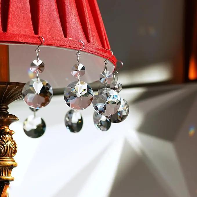 12pcs Crystal Suncatchers, Hanging Crystals Chandelier Prisms for Windows, Rainbow Maker Home Decoration by GreenHaven Gardens