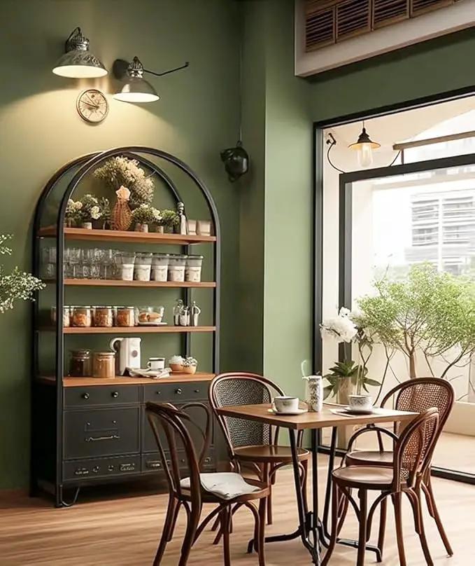 Dimoon 110''x17.7'' Green Peel and Stick Wallpaper Contact Paper Modern Self Adhesive Wall Paper Removable Renter Friendly Textured Solid Color Shelf Cabinet Vinyl Roll (110''x17.7'',Olive Green) by GreenHaven Gardens