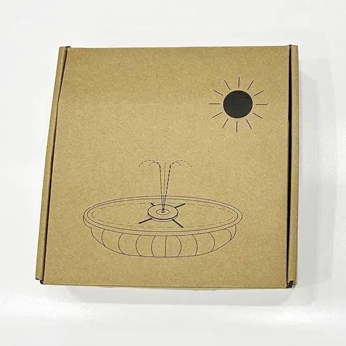 SZMP Solar Fountain, 4W Solar Powered Bird Bath Fountains with 4000 Battery, Color LED Lights, Outdoor Water Feature Fountain Pump with 7 Nozzle and 4 Fixers for Garden, Patio, Pond, and Pool by GreenHaven Gardens