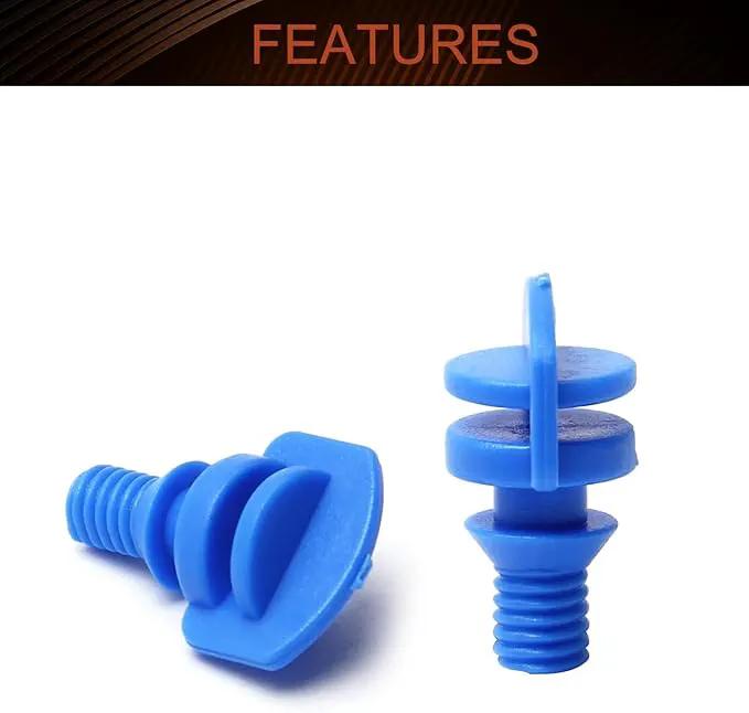 MroMax 20Pcs 360 Degree Micro Sprayer Automizing Sprinkler Nozzle Hydroponic Aeroponic Misters Fan Jet for Miniature Garden Lawn Plant Irrigation System Blue by GreenHaven Gardens
