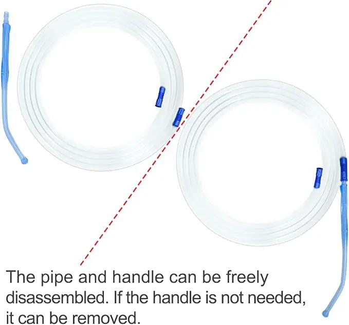 4 units suction collection tubing with detachable porous end design handle（Each suction tube kits is 6.8 feet long） by GreenHaven Gardens