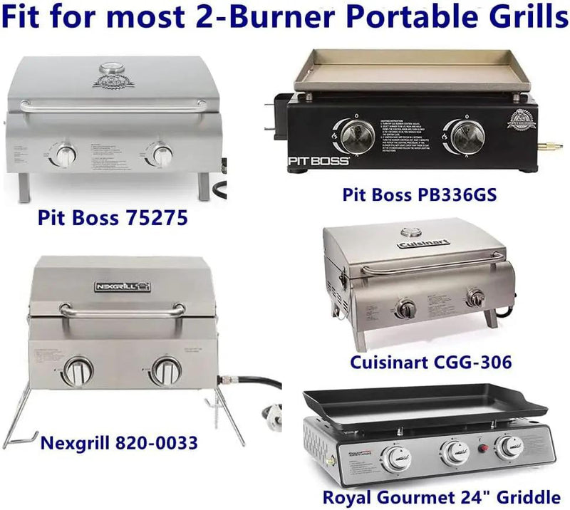 Heavy Duty 24 Inch Grill Cover Compatible with Cuisinart CGG-306, Royal Gourmet 24’’ Tabletop Griddle PD1301R/ PD1301S, Ninja OG751, Compatible with Pit Boss 75275 & PB336GS by GreenHaven Gardens