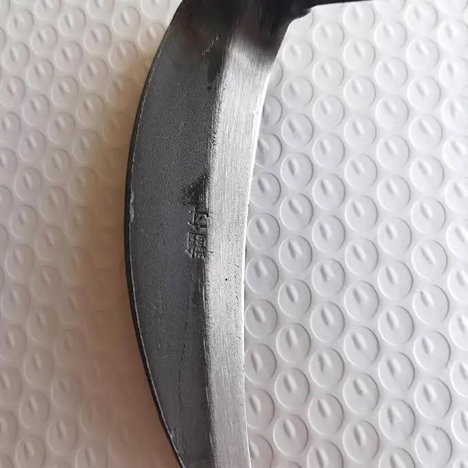Kana Hoe 217 Japanese Garden Tool - Hand Hoe/Sickle is Perfect for Weeding and Cultivating,Solid Wood Handle for Gardening Tools by GreenHaven Gardens