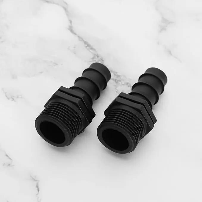 SING F LTD 20pcs 20mm to 3/4 Inch Couplings Irrigation Hose Connector Garden Hose Connector Kit Barb Connector for Drip Irrigation System Garden Pipe Fitting by GreenHaven Gardens